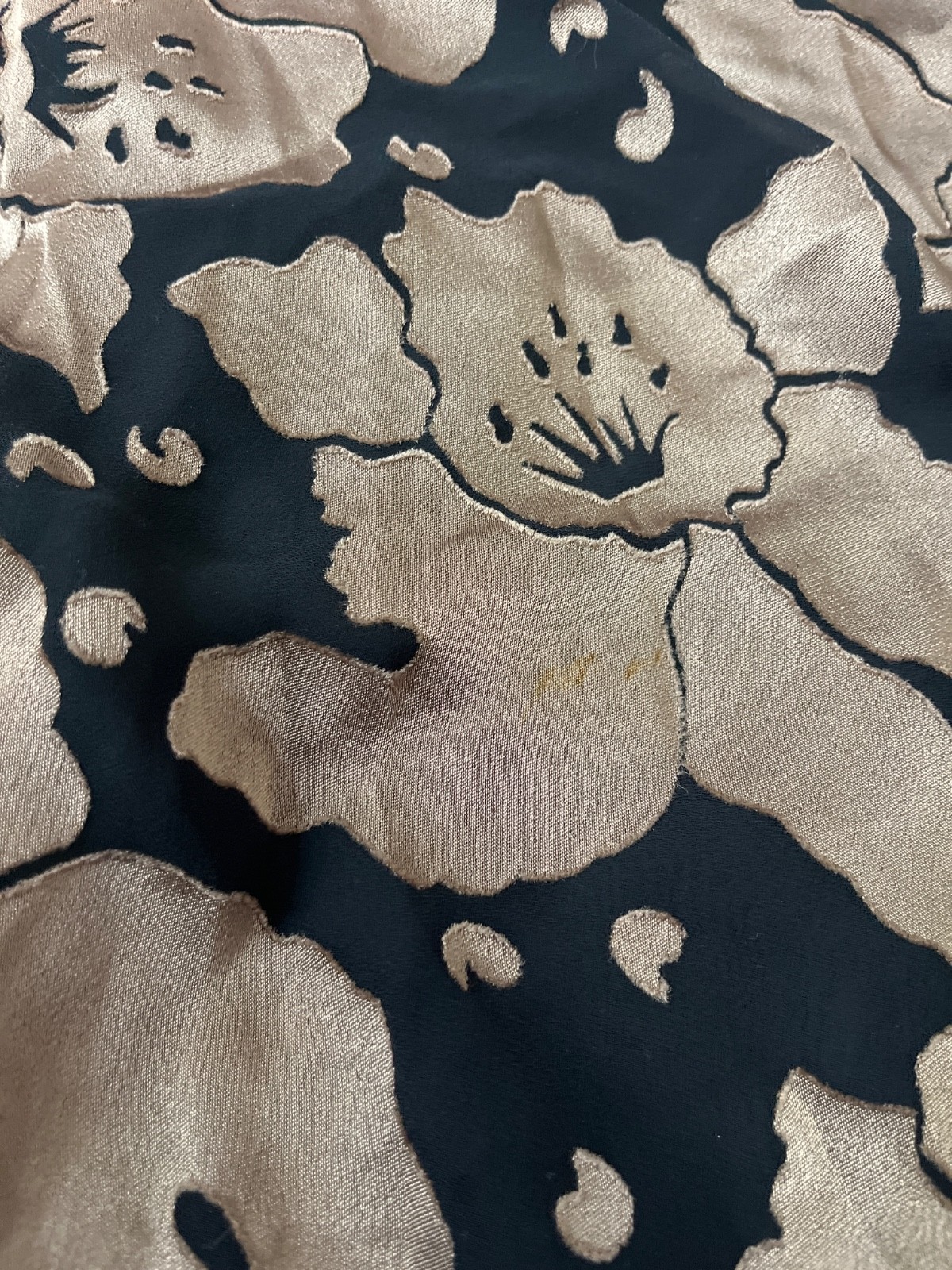 Vintage Dress by Lady Carol of New York size 16 Bronze Floral