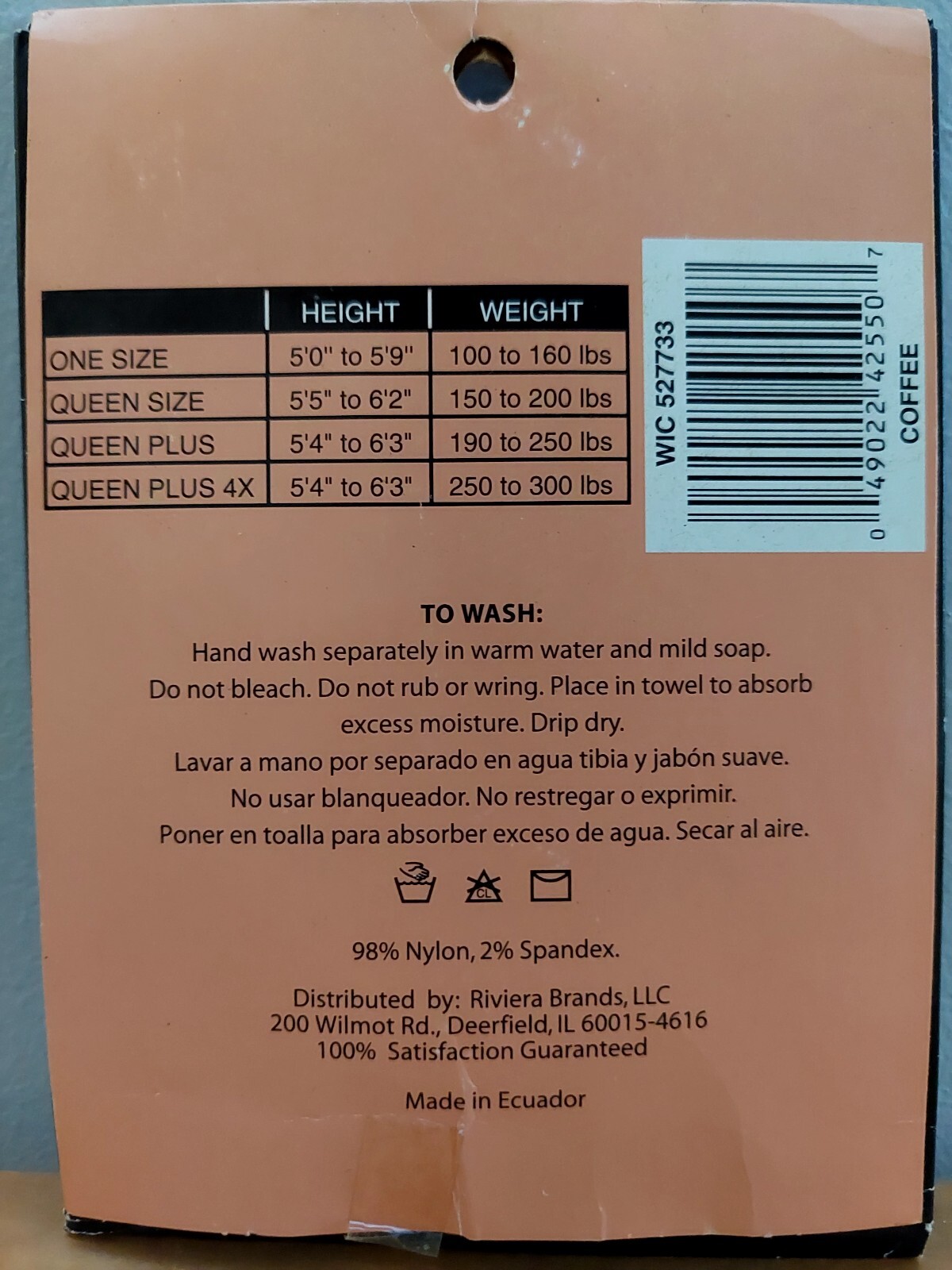 Vintage Pantyhose Ravinia Regular Sheer Rare Color Coffee One Size BDR4