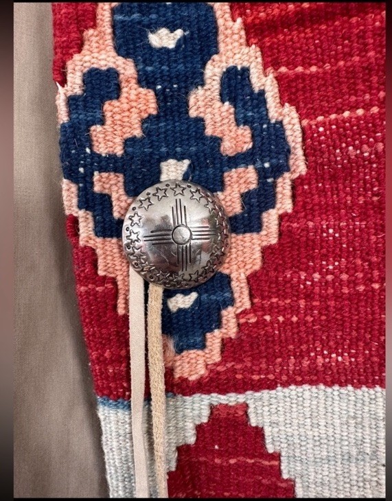 Vintage Boucher Santa Fe Handmade Full-Kilim Wool Vest Rare Southwestern