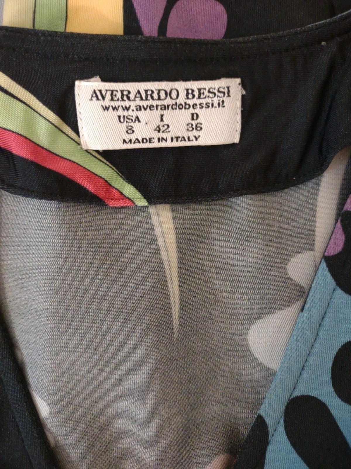 Averardo Bessi 2 Piece Viscose Top/Skirt Pucci Print IT 42 US 8