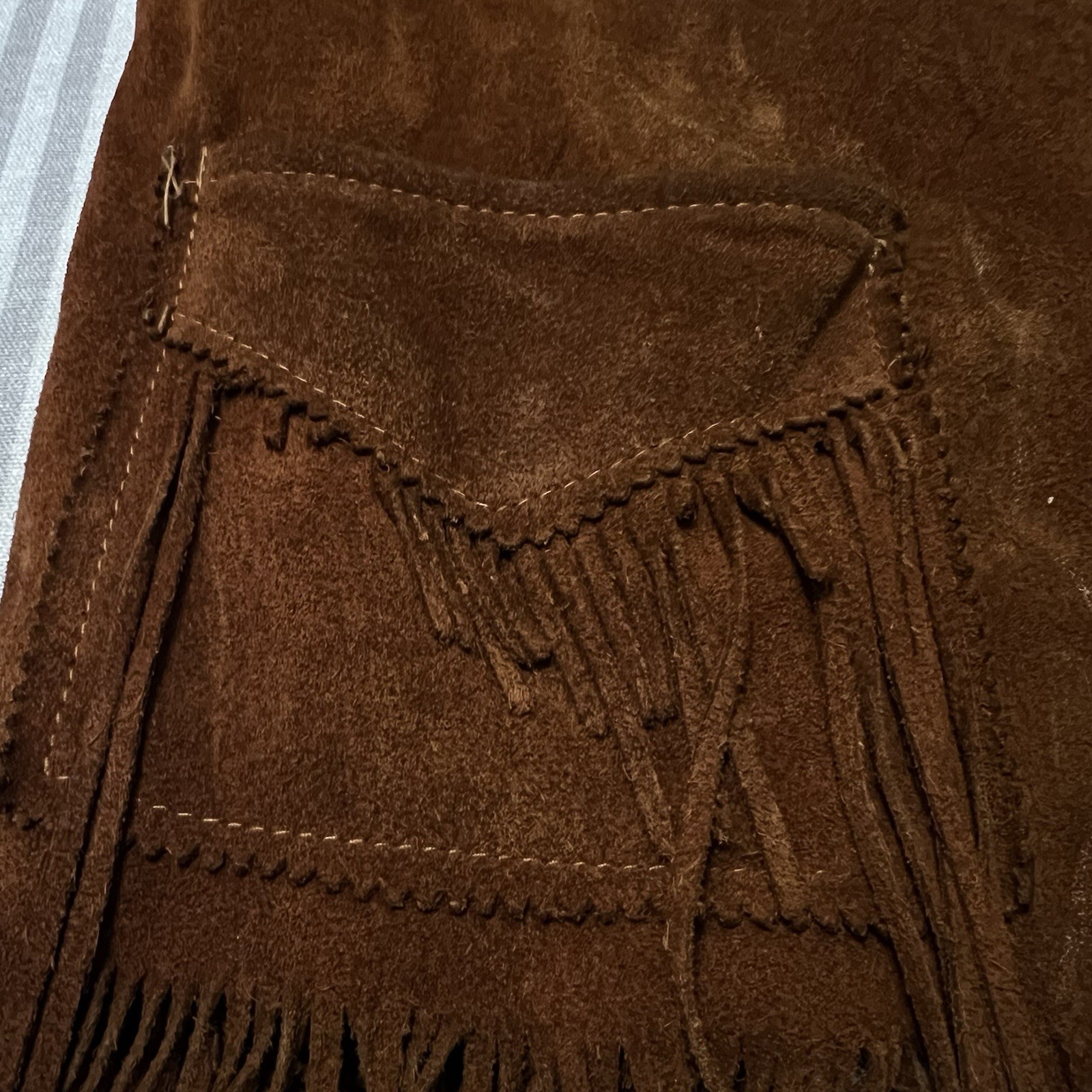 Vintage H Bar C Western Jacket Suede Leather California Ranchwear 1980s