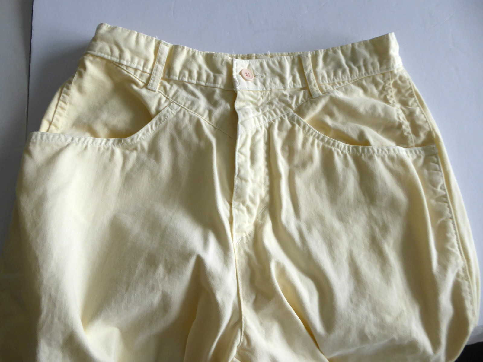 Vintage United Colors of Benetton Women Cotton Straight Leg Jeans, Size 42 W28″