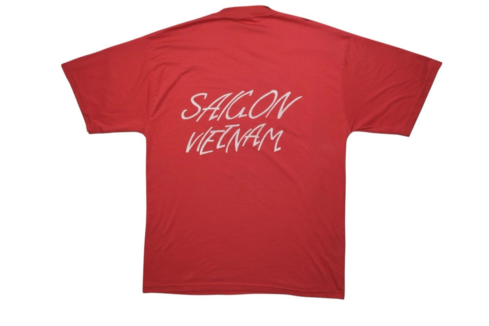 Vintage Hard Rock Cafe Saigon Vietnam T Shirt Red Graphic Cotton XXL #1627