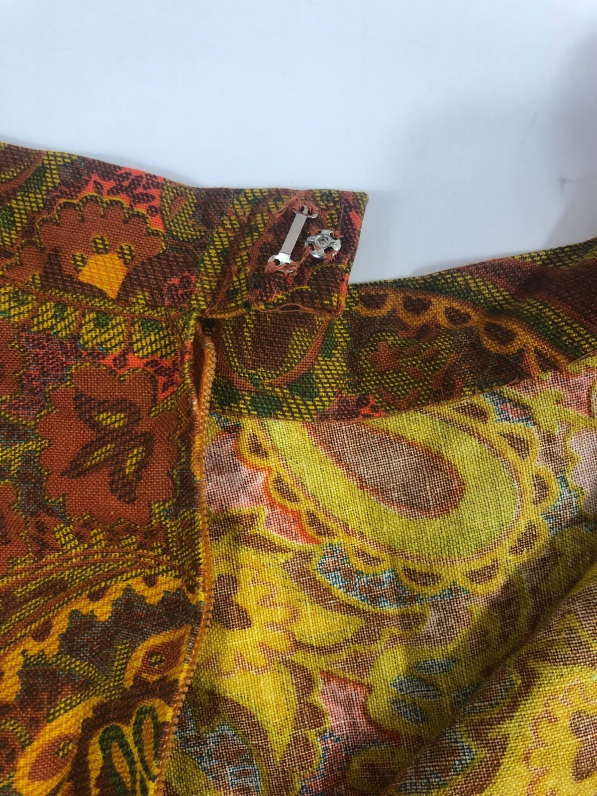Vintage Hand Made Skirt – one of a kind size Small – Paisley