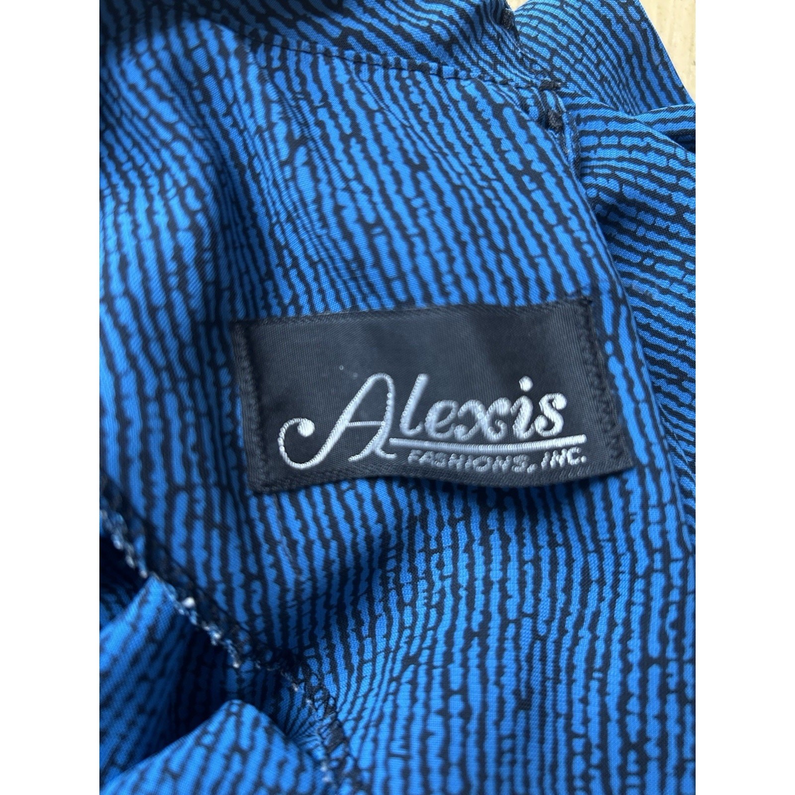 vtg 80S Alexis DRESS TEACHER SECETARY CAREER COSTUME STRIPED COTTAGE PRAIRE