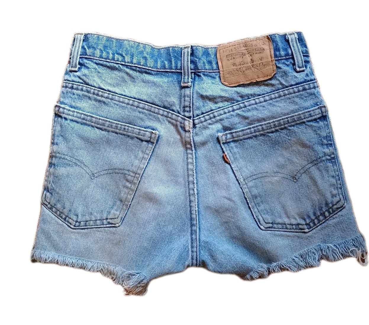 Vintage1980s Levis Cut Offs Sz28 Worn,Frayed,Short Shorts. Plus Free Cutoffs.