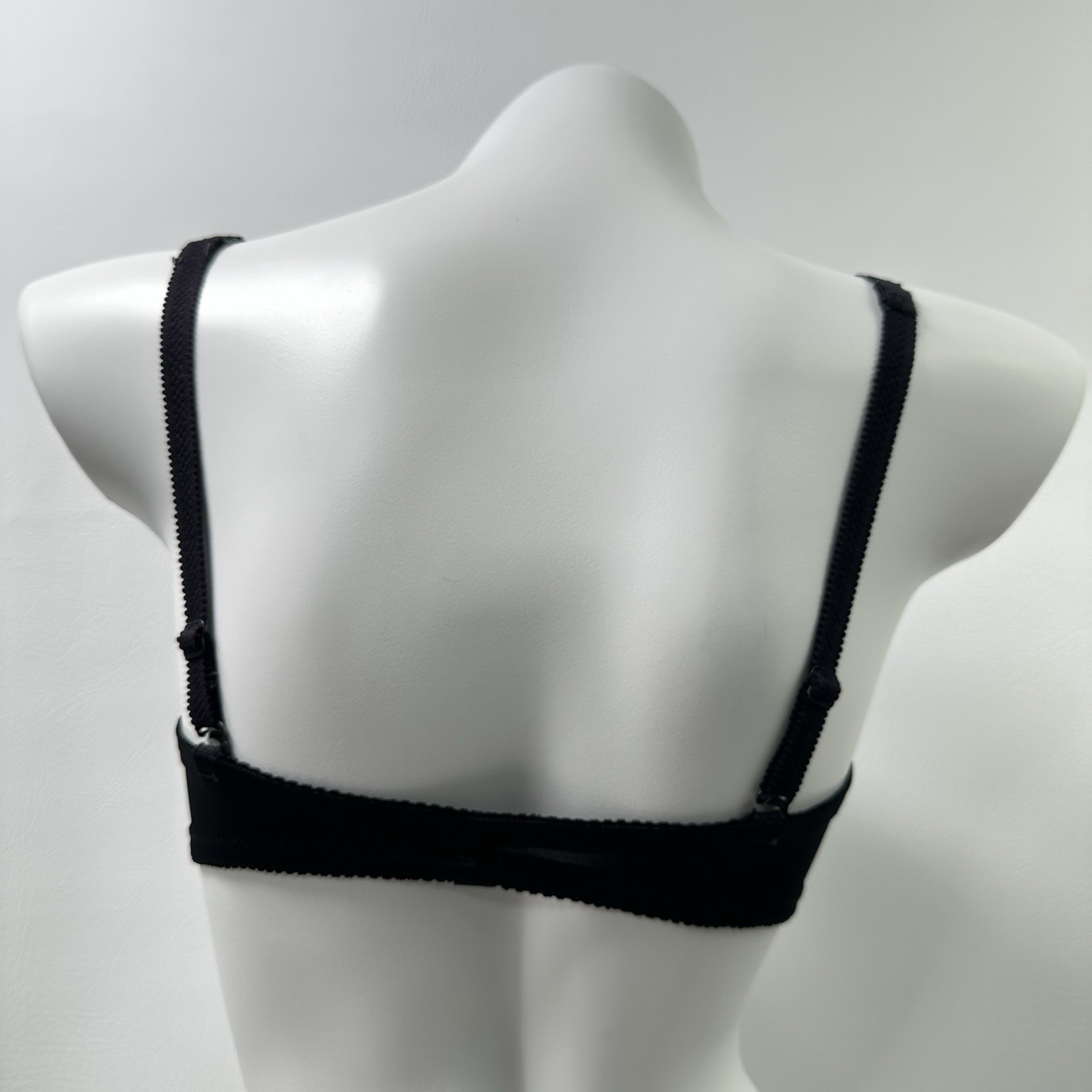 Vintage 70s Gossard Wonderbra Black Lace Push Up Underwire Bra 36C Lingerie Icon