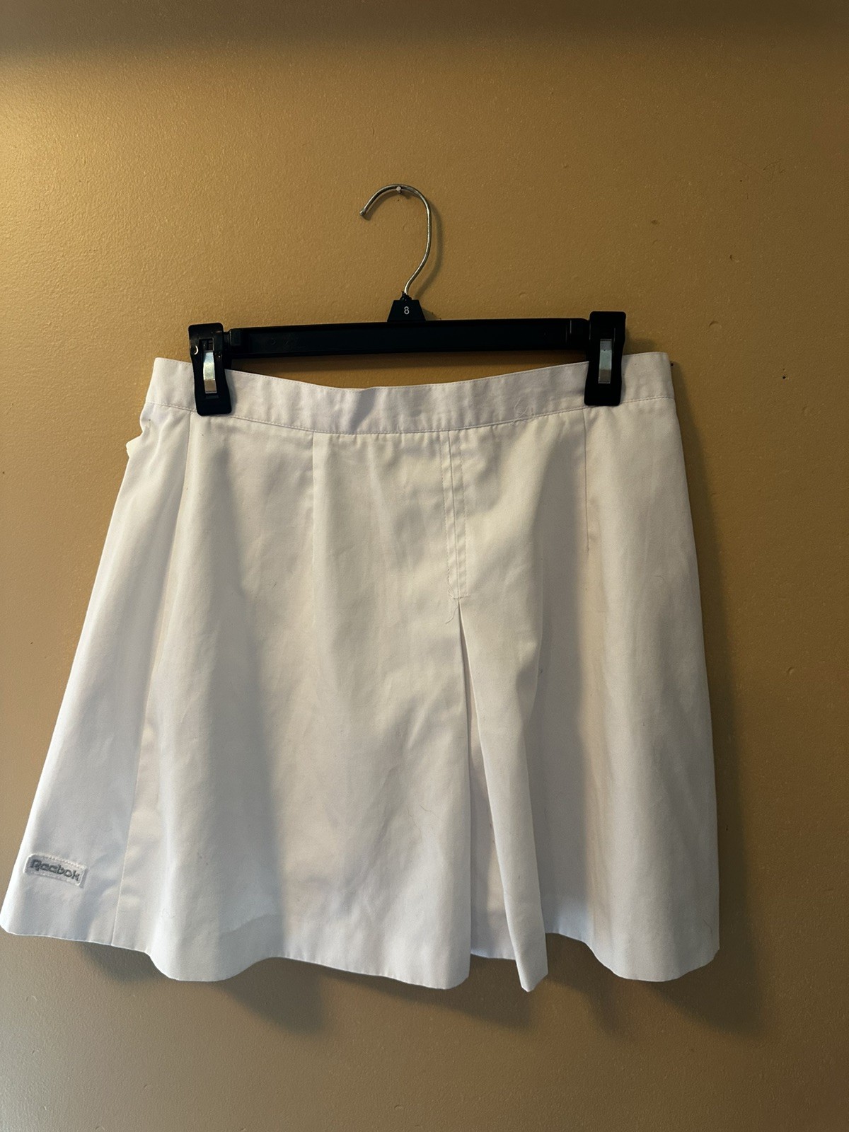 *READ* Vintage Reebok MADE IN JAPAN White Pleated Tennis Skirt – Size 14