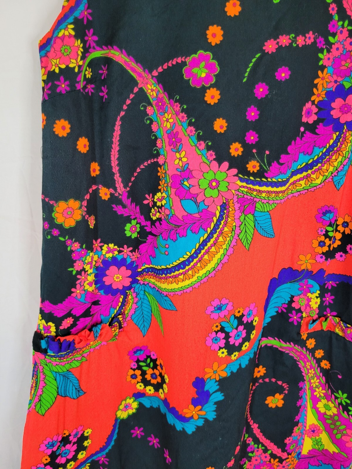 Rhapsody by Glazier Vintage Maxi Bright Floral Pattern Size 12