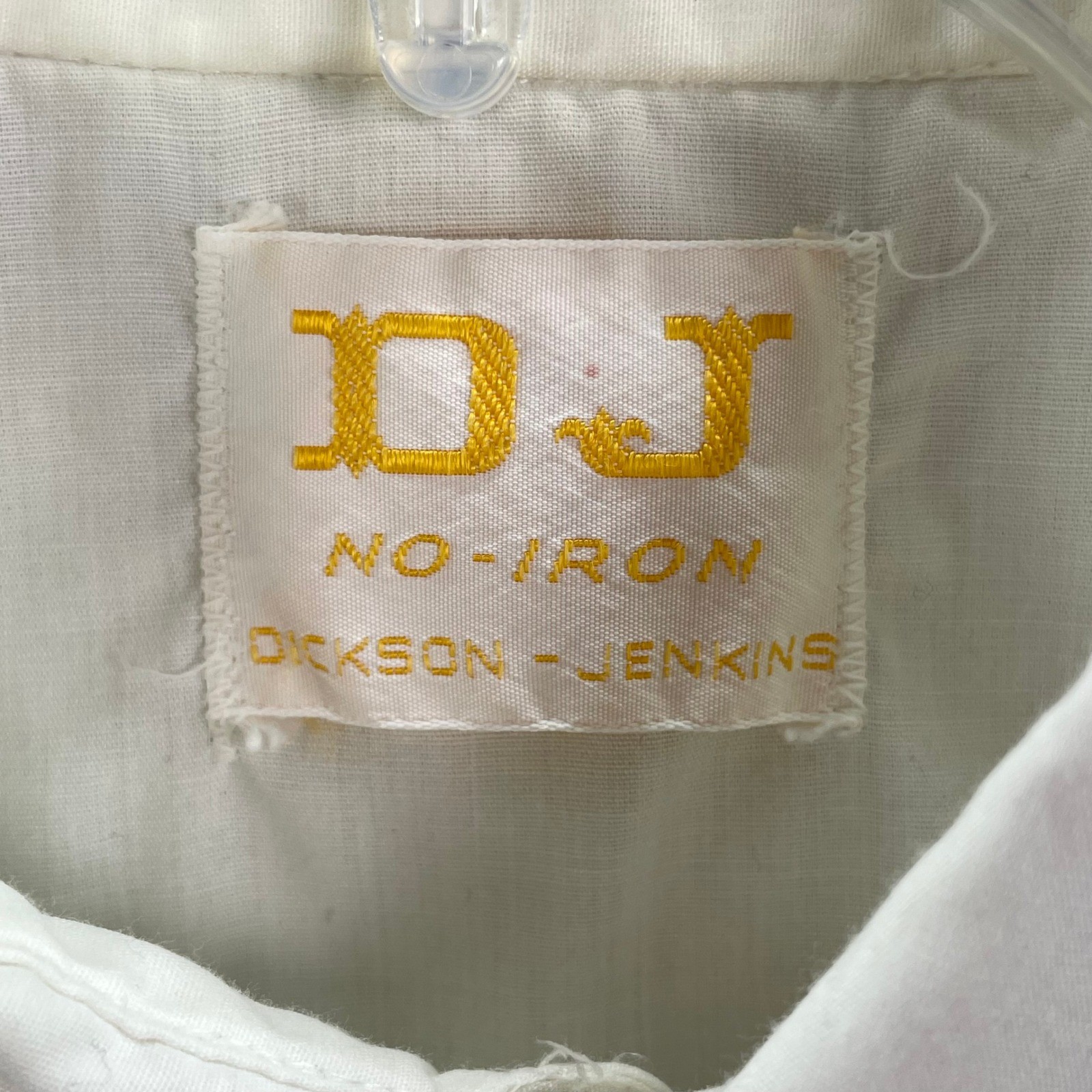 Dickson-Jenkins Western Shirt Women’s 15.5 White Pearl Snap Short Sleeve Vintage