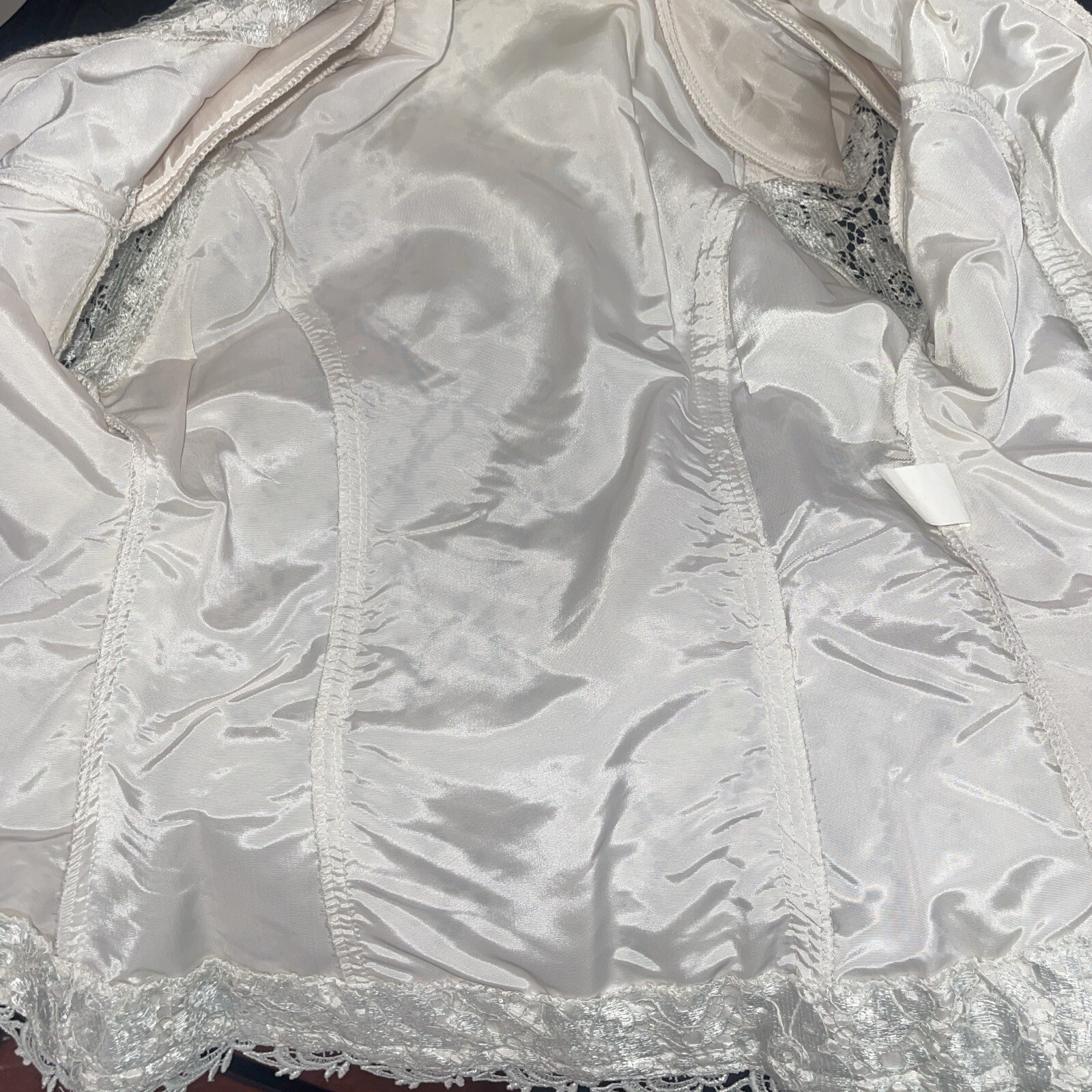VTG Cachet By Bari Protas Layered Lace Top Jacket Size 5-6 Victorian STUNNING