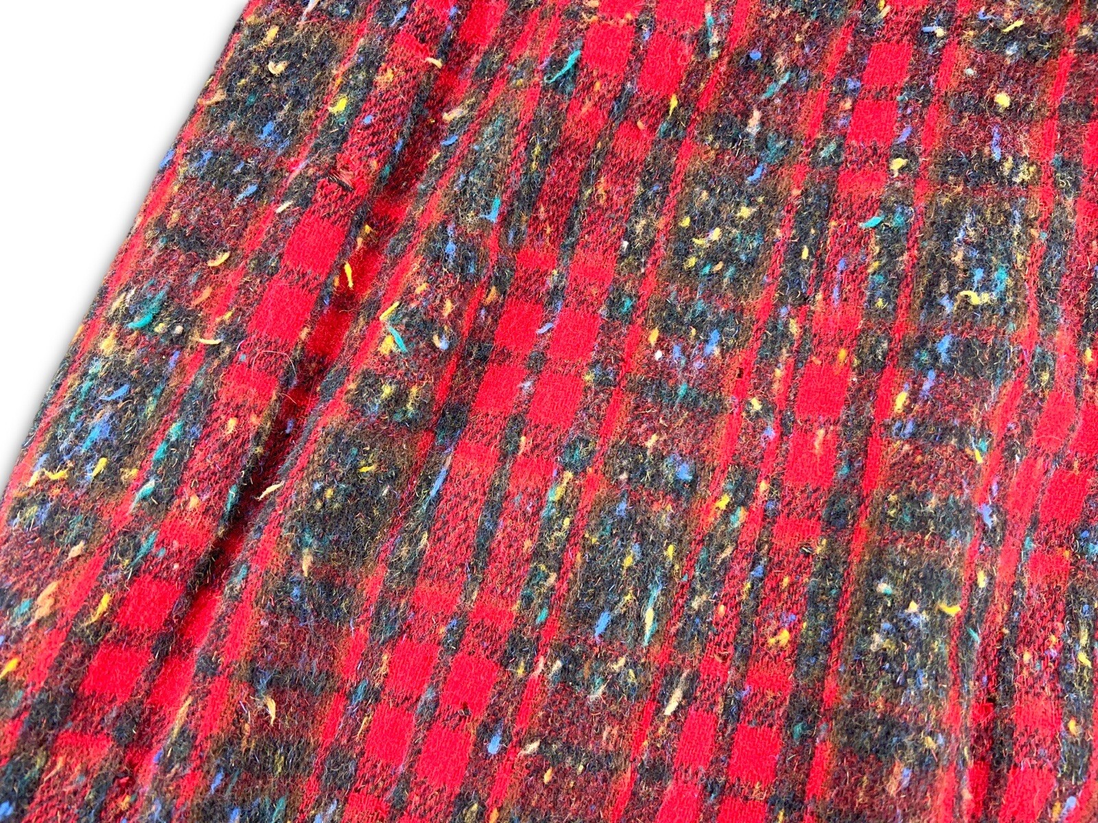 Vintage Century Boston Skirt Womens Tweed Wool Blend A Line Midi Ladies 24”