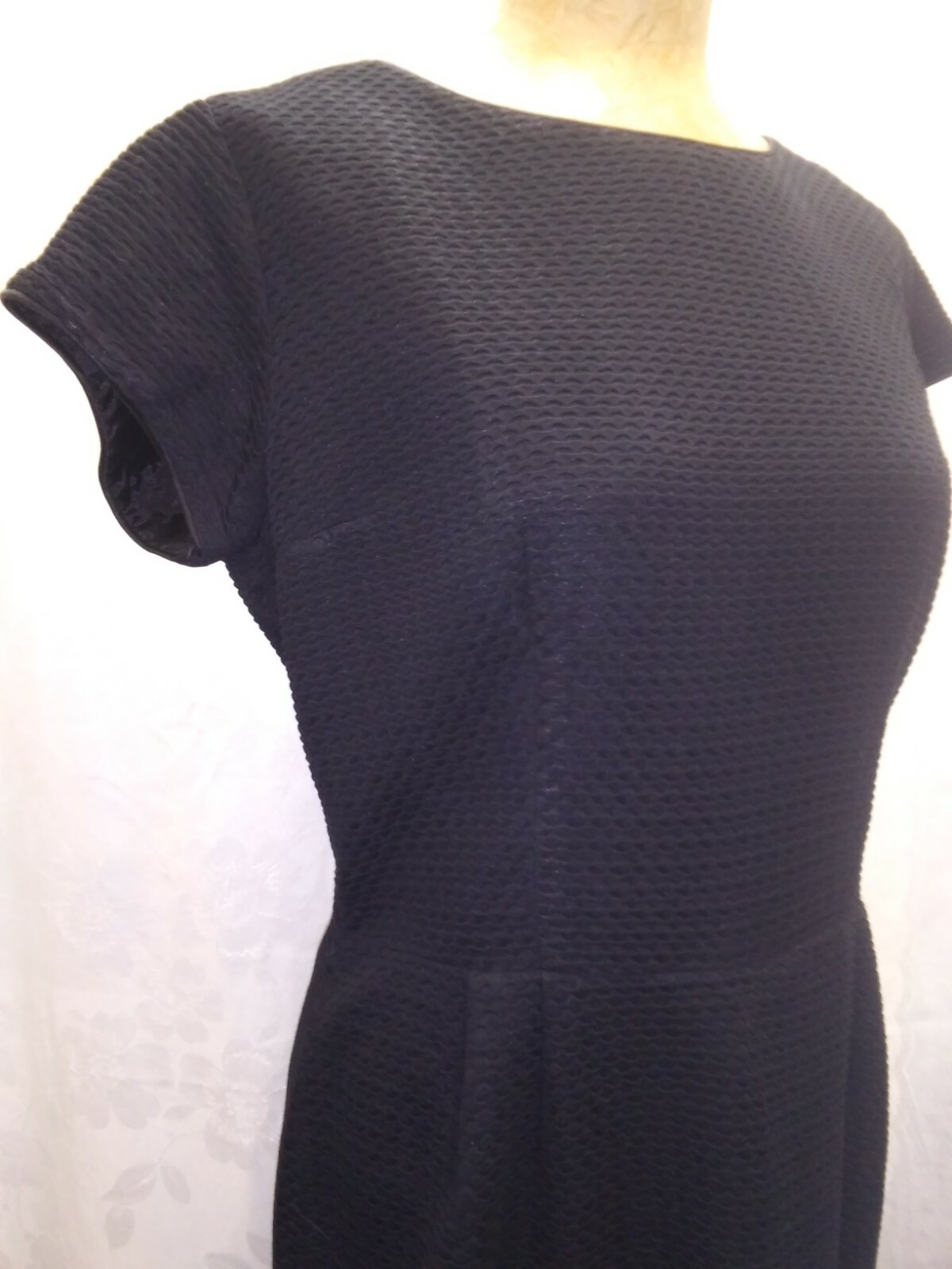 Vintage 1950’s Lot of 2 Black Cocktail Dresses Cotton & Rayon Size Medium