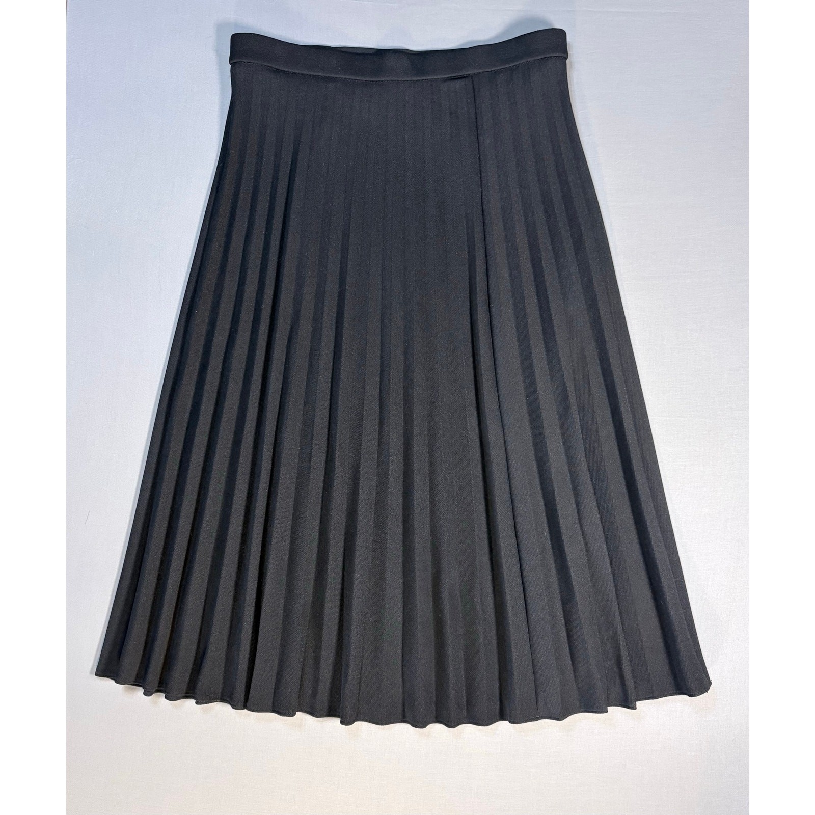 Vintage Bleyle for Hooper Black Pleated Retro Pinup Coquette Skirt Women Size 14