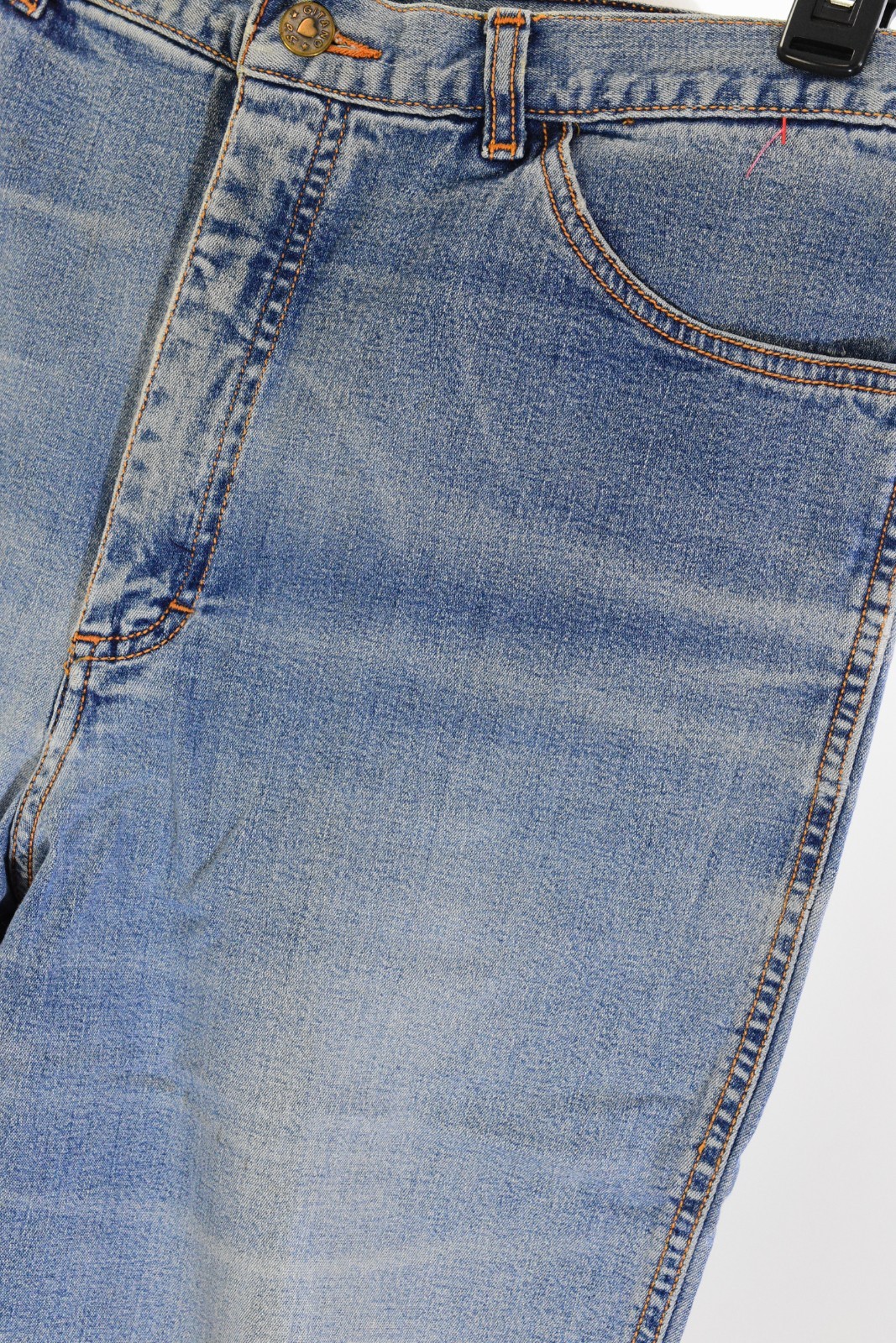 80s Vintage Gitano Jeans Womens Light Wash High Waist Straight Leg L 14 16 Denim