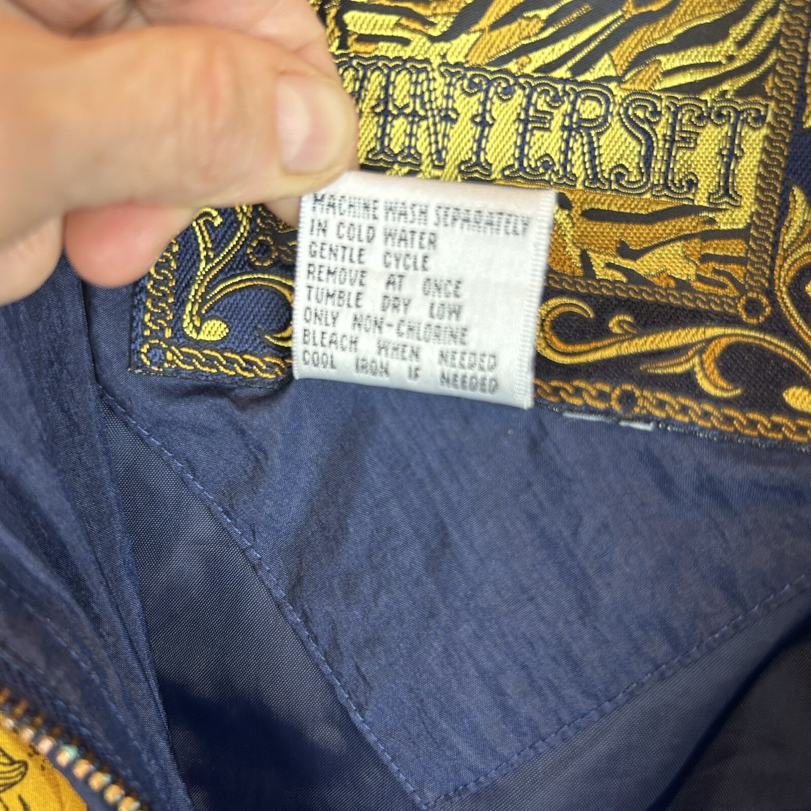 Vtg Windbreaker Womens M Jacket 90s Zip Cinch Waist Designer Look Old Money Read