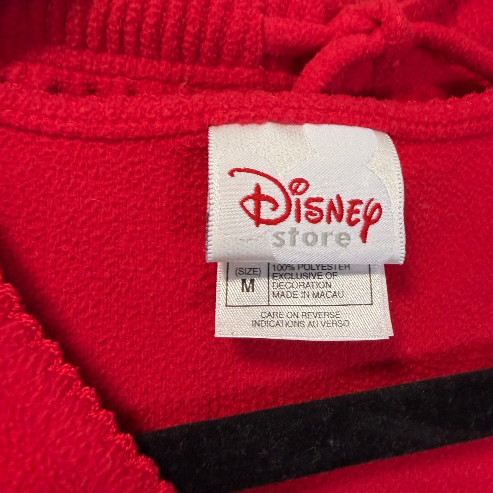 Vintage Disney Store Winnie the Pooh Eeyore Red Fleece Pajama Set Womens Medium