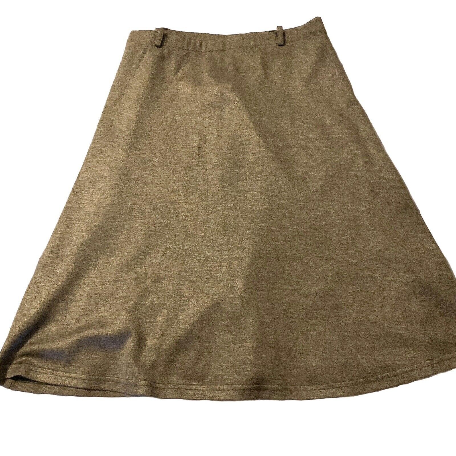 Vintage DonnKenny Sweater & Skirt (2-pc) Set MED Bronze Shimmer Soft Acrylic USA