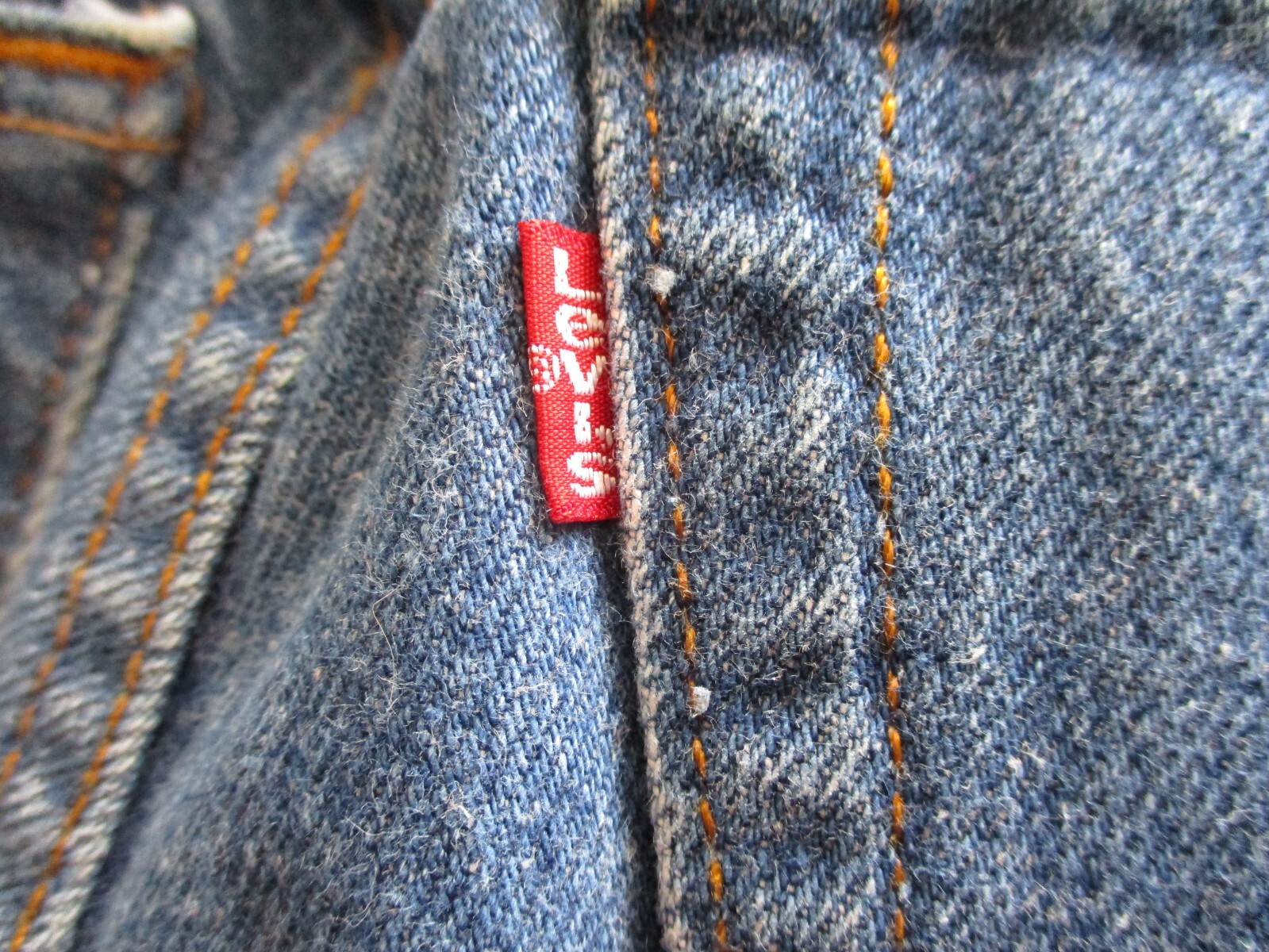 Vintage Levis 701 Student 26×32 High Waist Button Fly Medium Wash