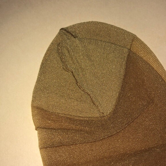 VTG New Top Secret By Stevens No Garter Stockings 10-11 M Jubilee Golden Beige