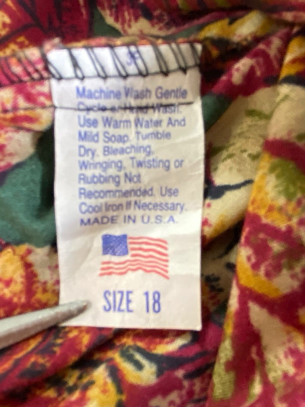 Katie Brooke Womens Blazer Size 18 Autumn Leaf Floral Print Lightweight USA