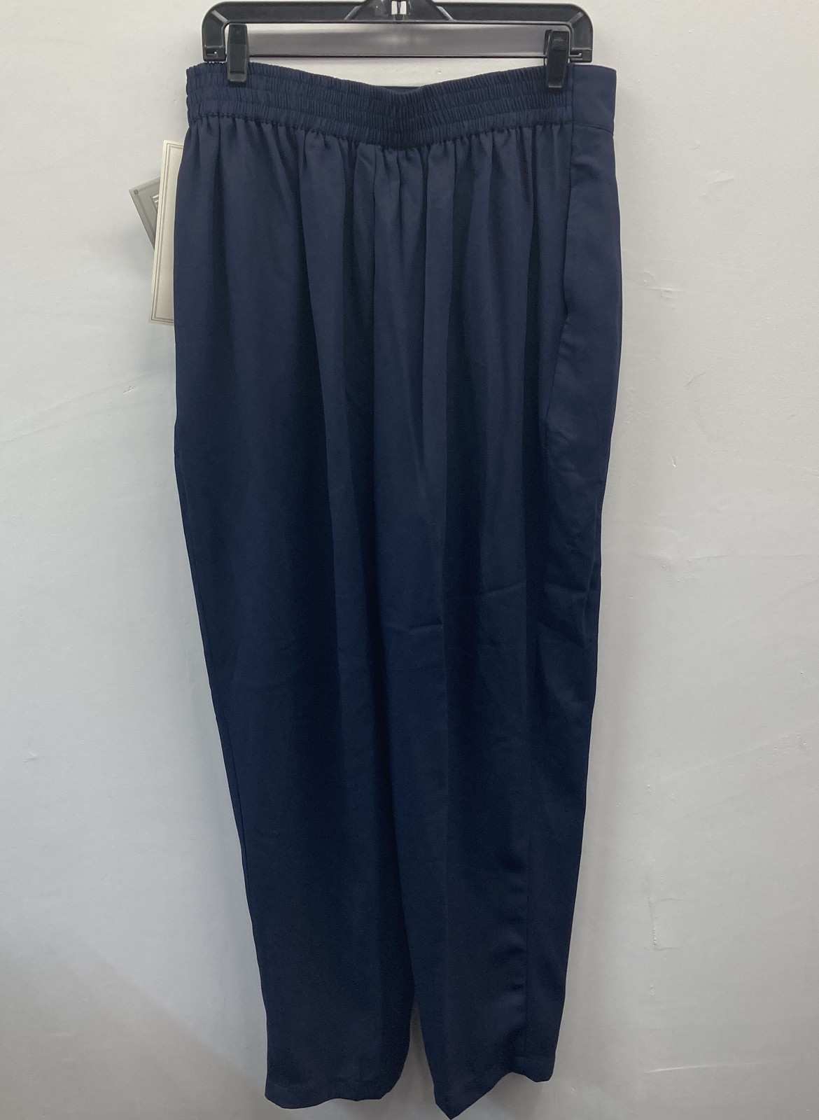 Vintage 90s Maggie Lawrence Women’s Navy Blue Elastic Waist Pants NWT Sz 18/20W