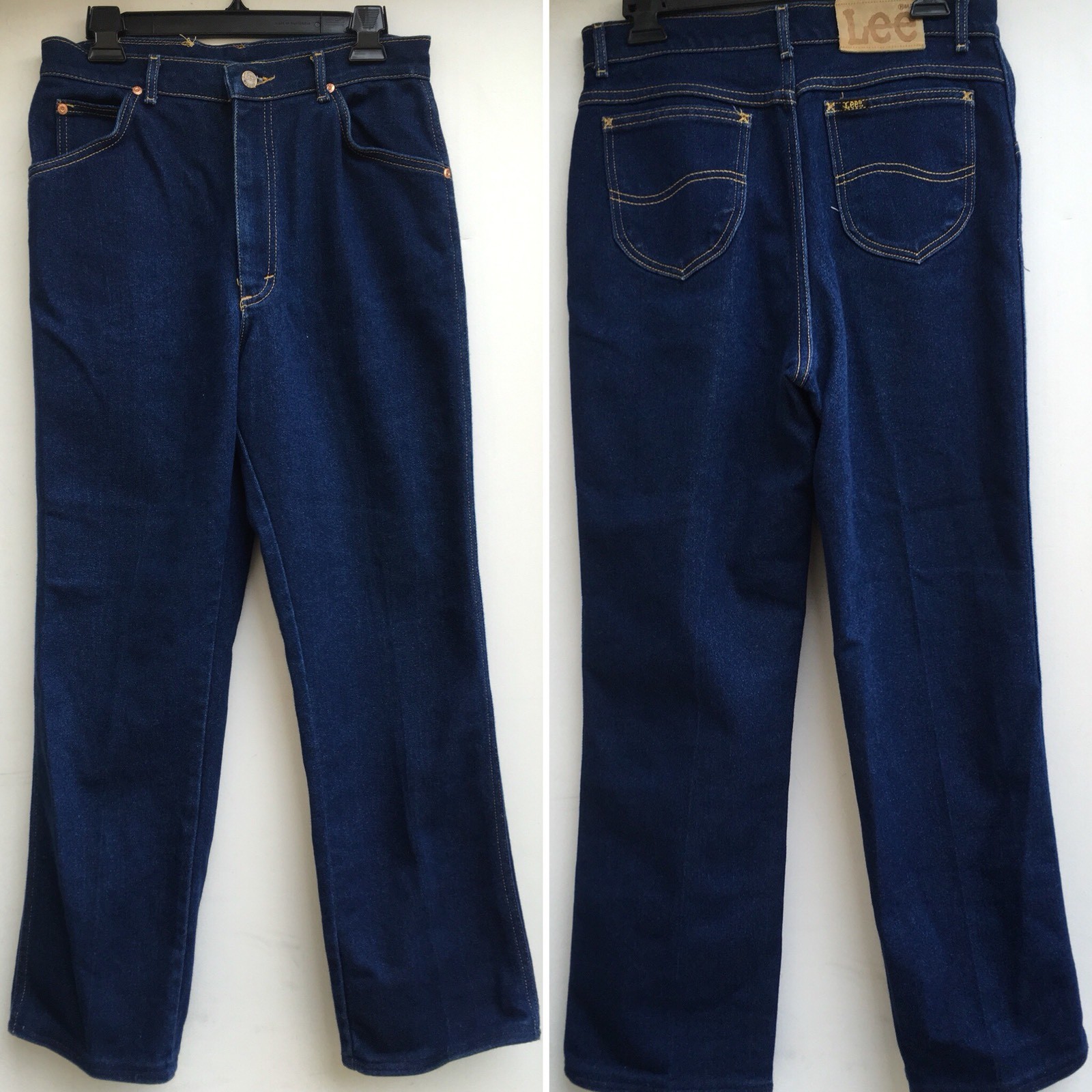 Vintage Lee Riders Jeans High Waist Made In USA Sz 14 30 Waist Up To 31