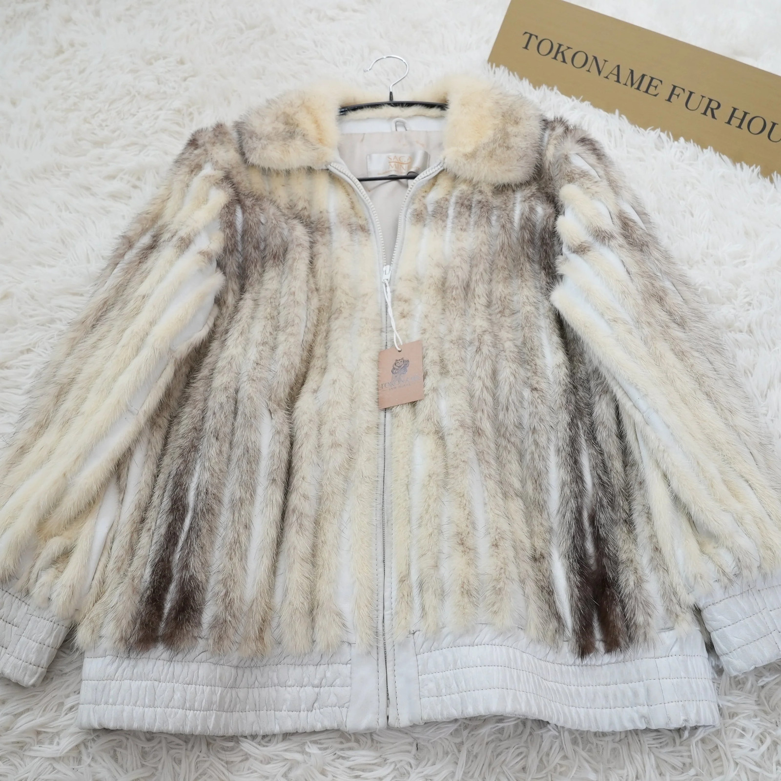 Cross Mink Zip Jacket – SAGA MINK