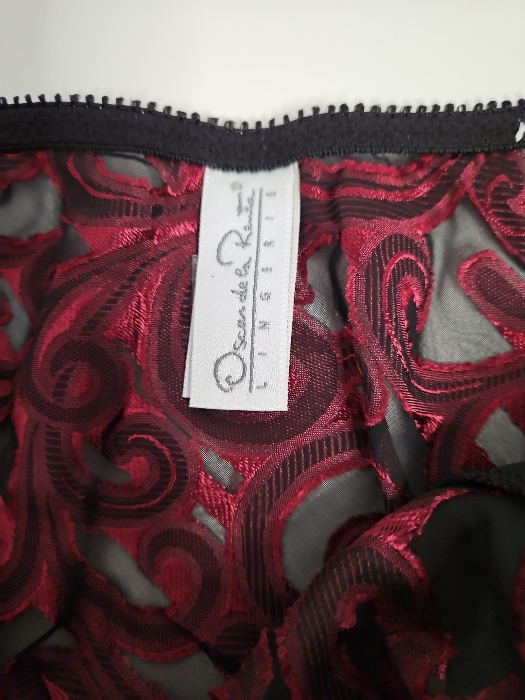 Vtg Oscar De La Renta Panties Filigree Hi-Cut Medium Union Made USA 21150