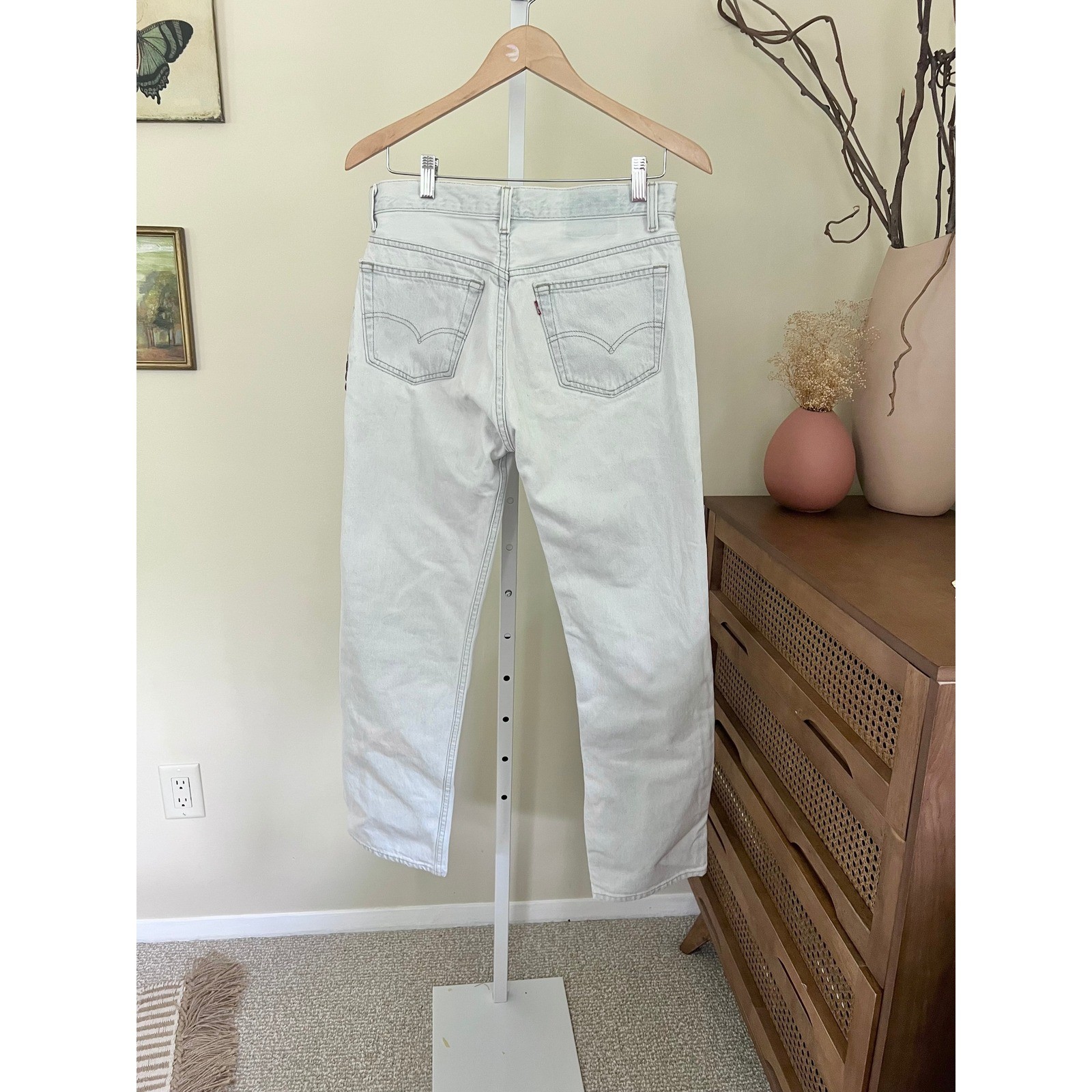 Upcycled Vintage 1995 Levi Patch Jeans