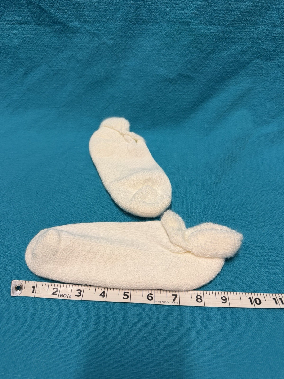 VTG Women’s Ankle Socks 9-11 White Low Cut Thick Acrylic Tennis Golf NOS 90’s.