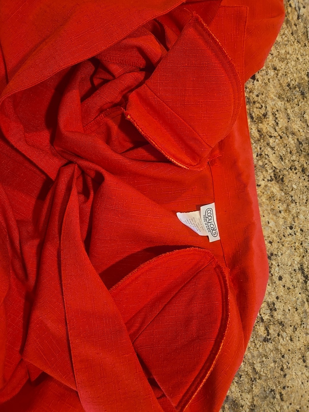 Vintage Copy Cats RED Blazer Size XL Shoulder Pads 80s/90s power look