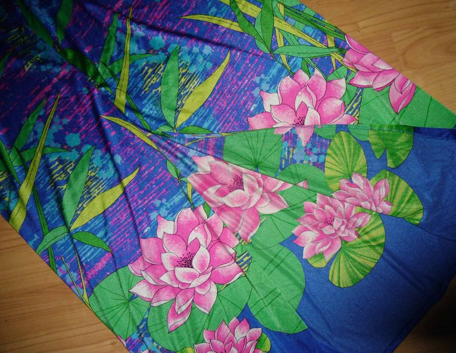GoldStart Creation 70’s Vintage Maxi Skirt Summer Beach Skirt D38 US8