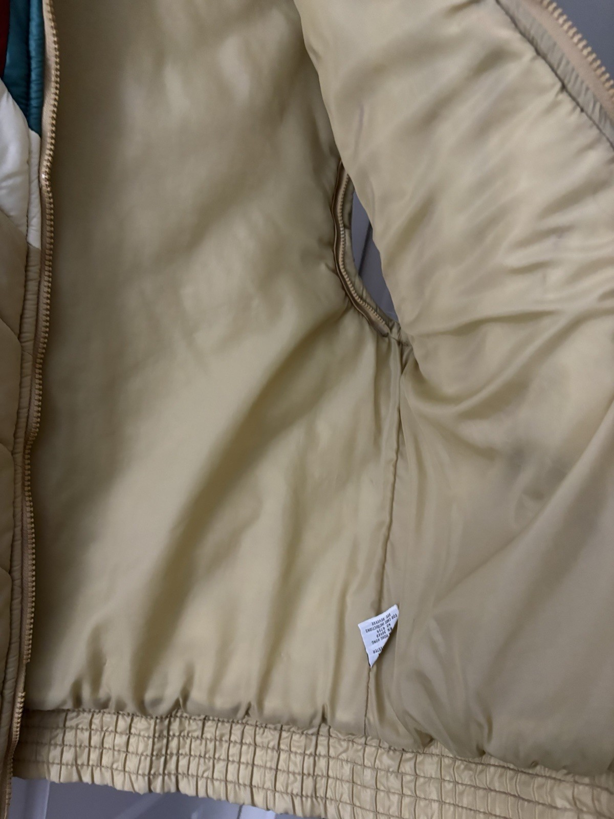 Vintage Changing Scene Puffer Jacket Needs Zipper Replaced