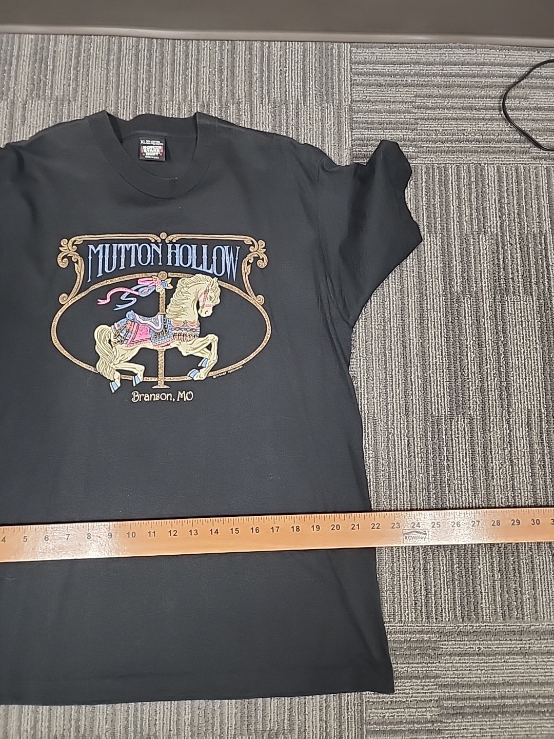 Vintage Screen Star Best Xl T Shirt. Branson MO. Mutton Hollow. Made In USA