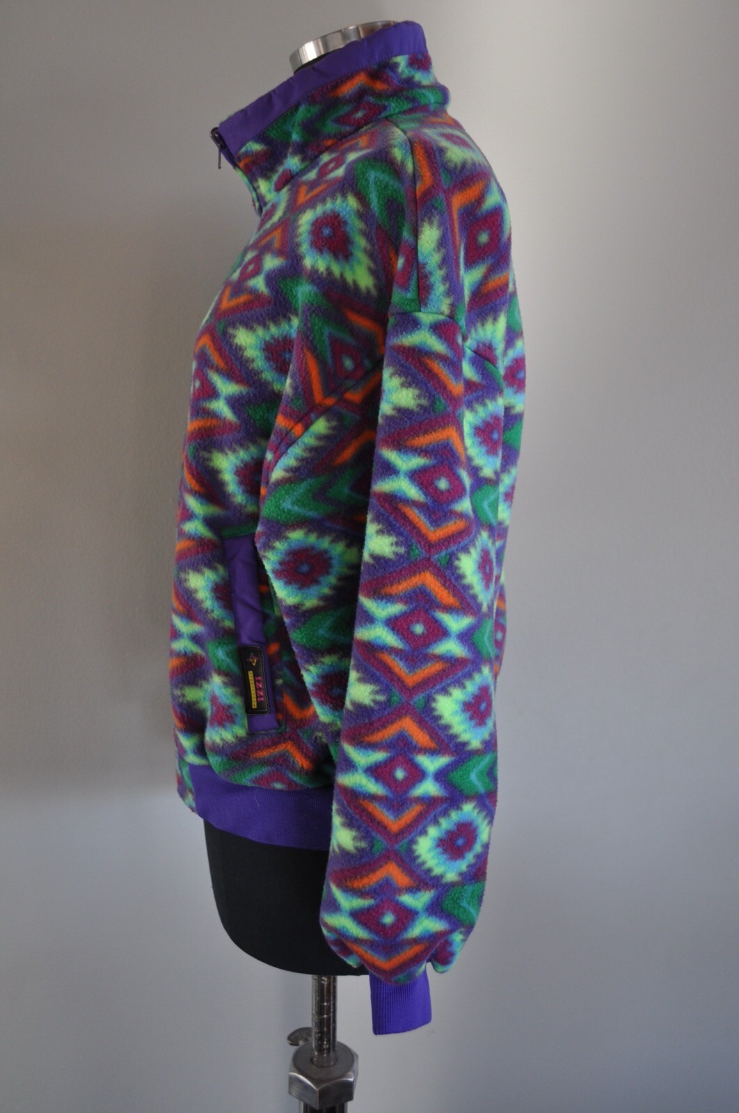 Vintage Izzi Sport Team 1980’s Ski Jacket with Fleece Size Small Retro