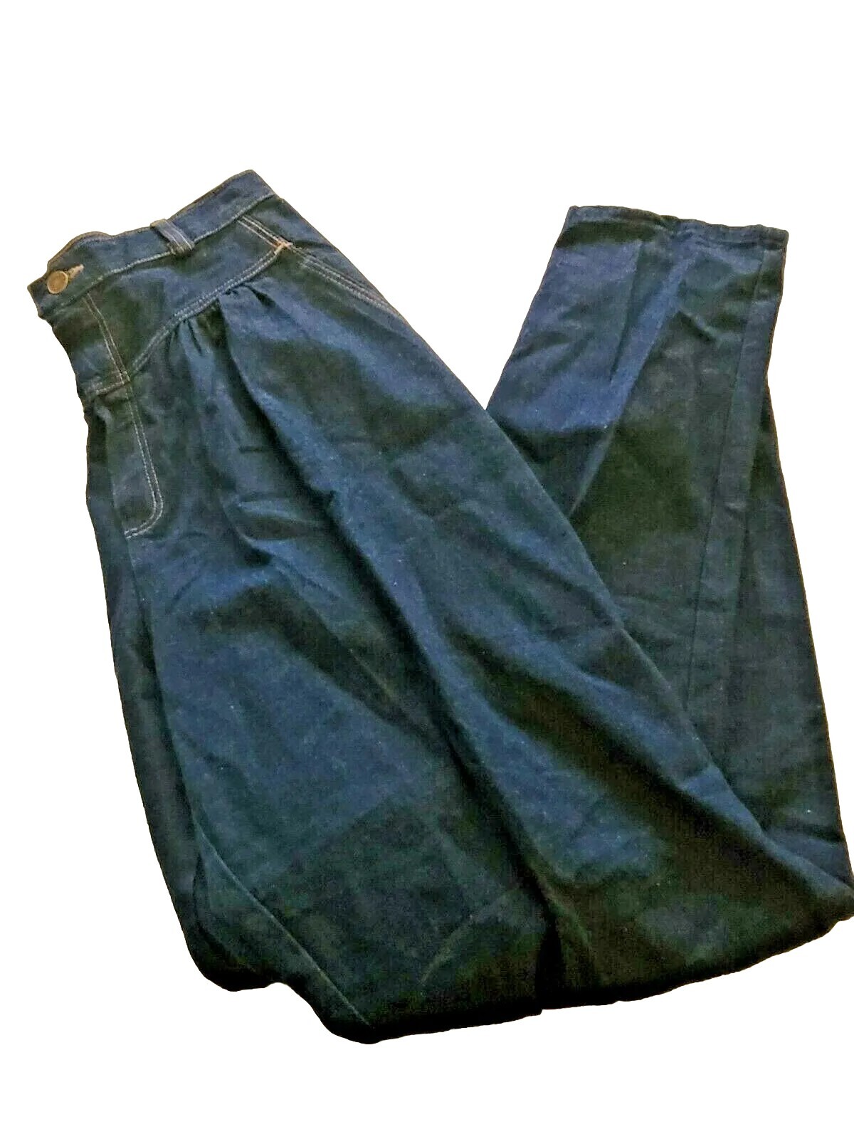 Vtg Ladies Jeans Wrangler 14 Dark Wash Mom High waisted Slash Pockets 80s Mall