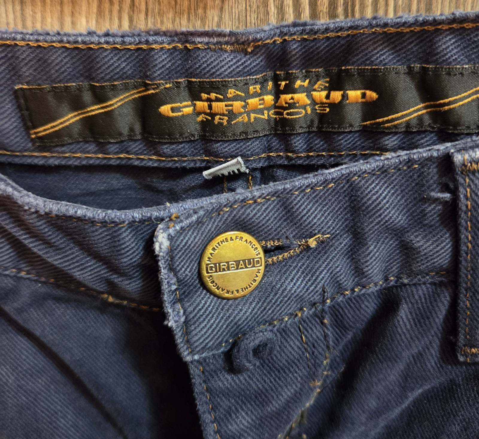 VTG Marithe Francois Girbaud Women Jeans 11/12 (28×26) Taper Straight USA Made