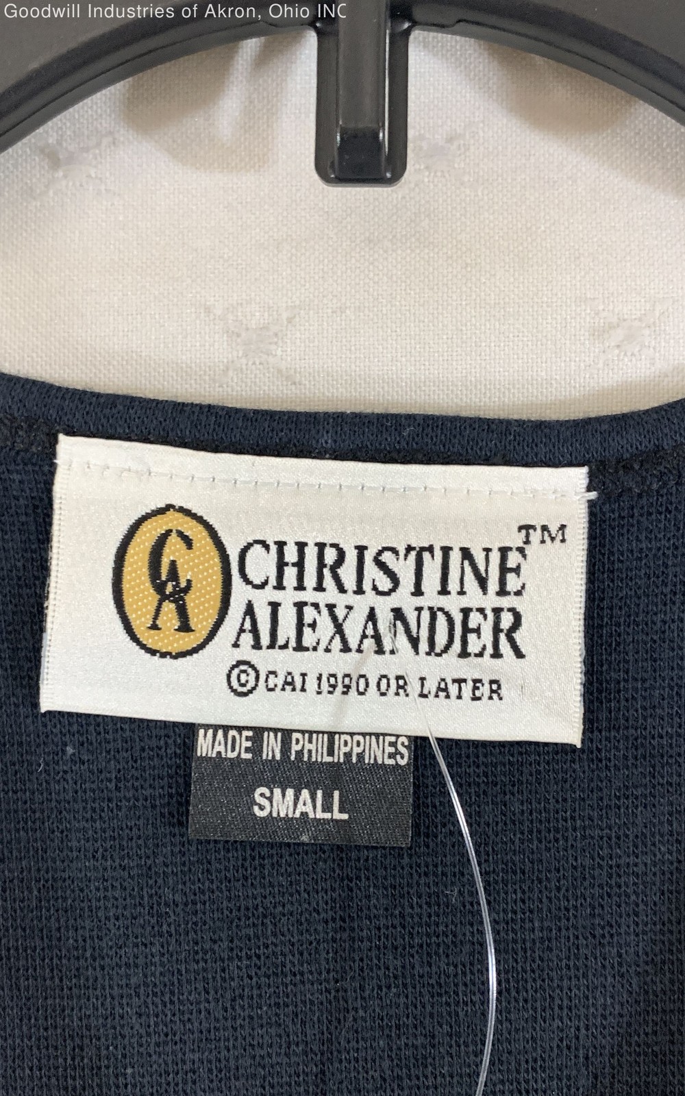 Vintage Y2K Christine Alexander Black I Love Wine Tank Top Women’s S NWT