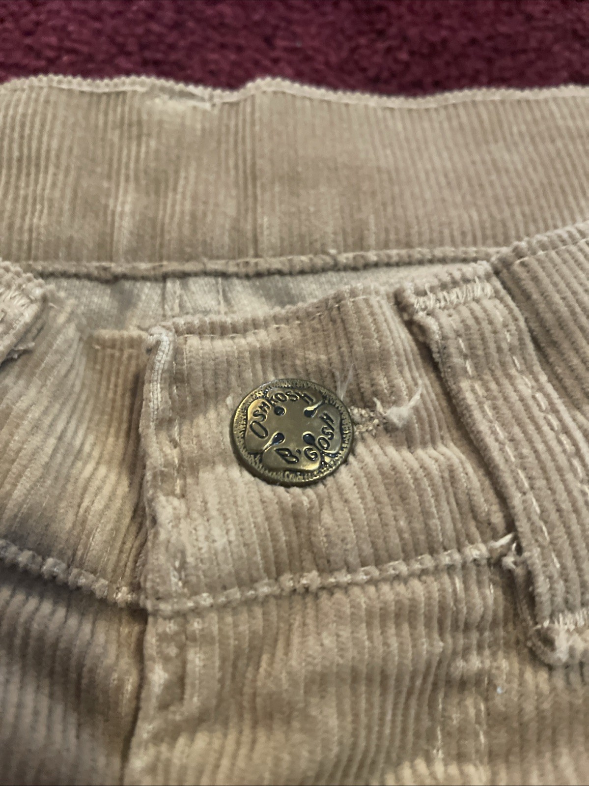 Vintage 1970s Oshkosh B’Gosh Brown Corduroy Bell Bottoms Women’s 6