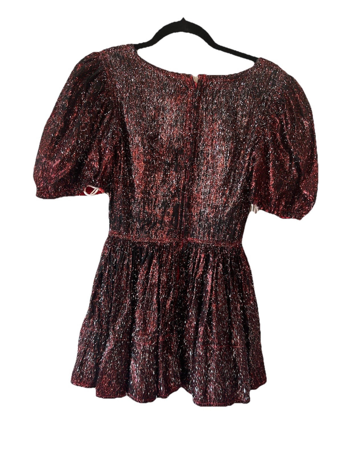 Vintage Williams Costume Metallic Mini Dress Cape Set XS/S Showgirl Burlesque