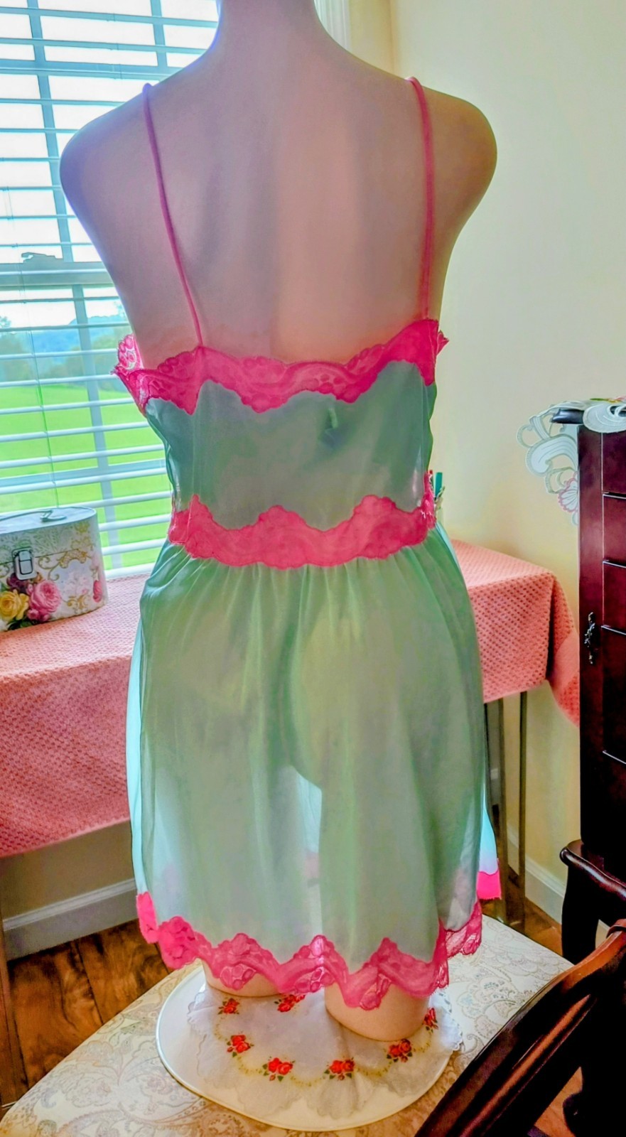 Vintage EMILIO PUCCI FORMFIT ROGERS SLIP NIGHTIE Babydoll