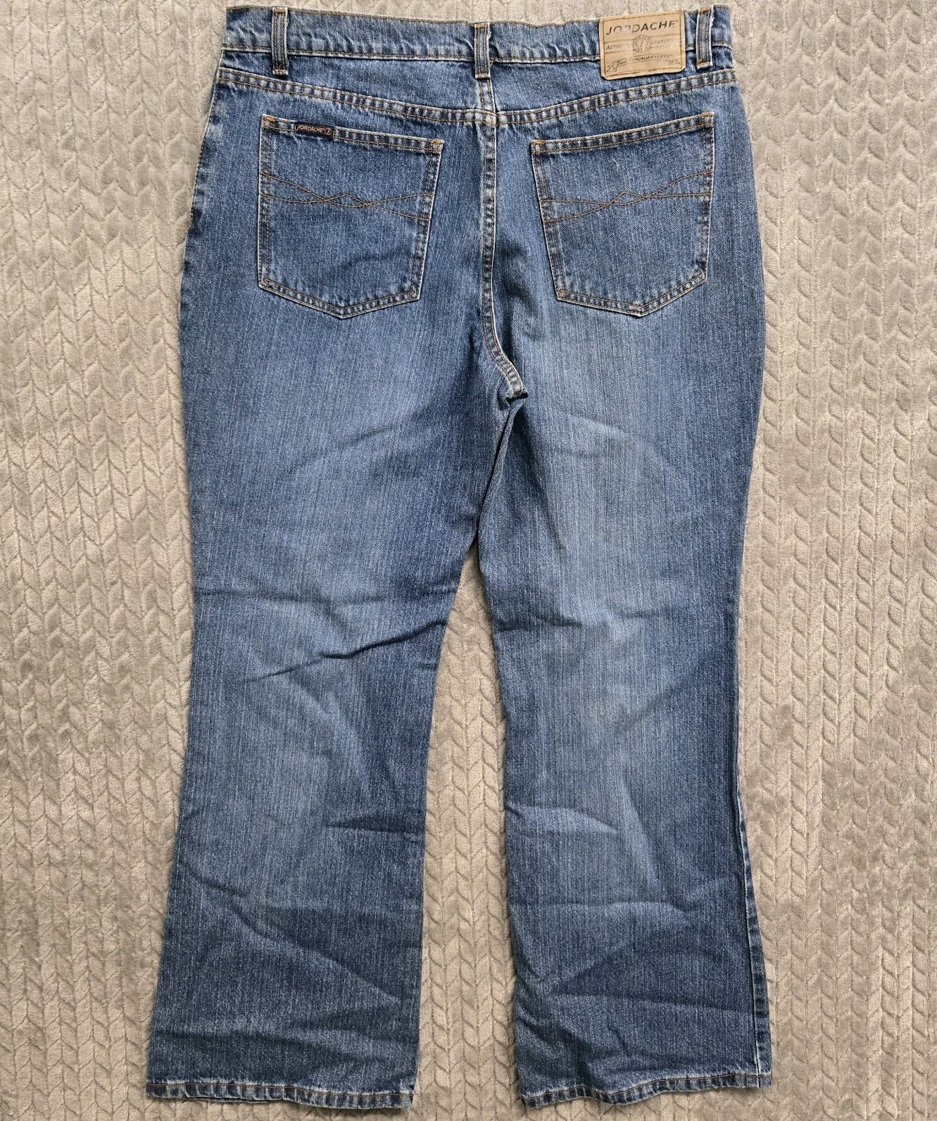Vintage Jordache Womens Mom Jeans Size 17/18 34×30 Blue Bootcut Mid Rise