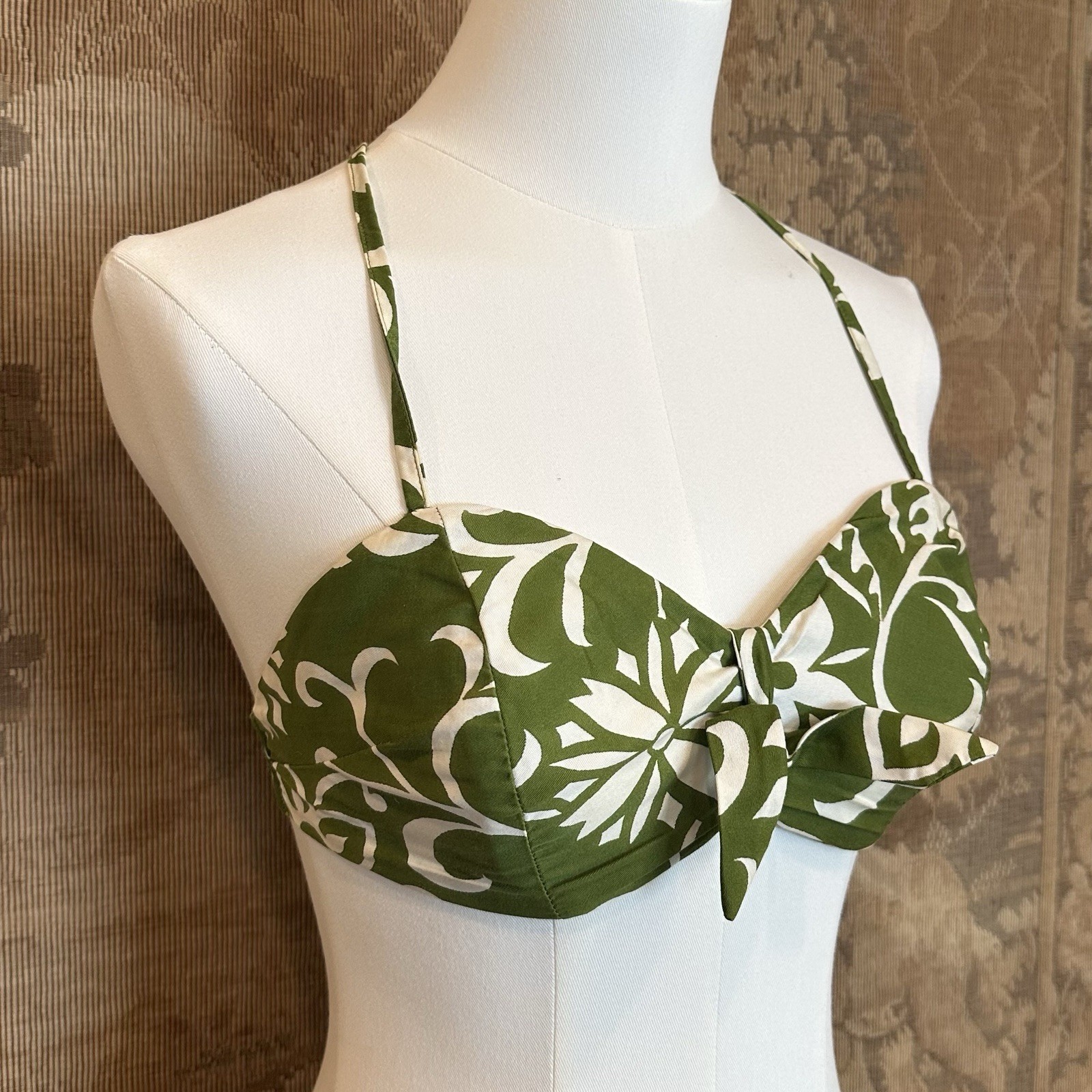 RARE Vintage 1960’s Miss Hawaii Kamehameha Bikini Top & Sarong Pinup