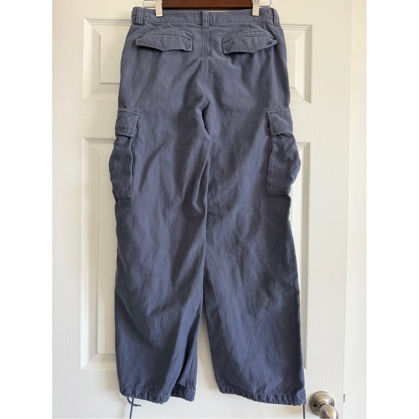 Aritzia TNA Supply Cargo Pants GD Vintage Navy 100% Cotton Size 4