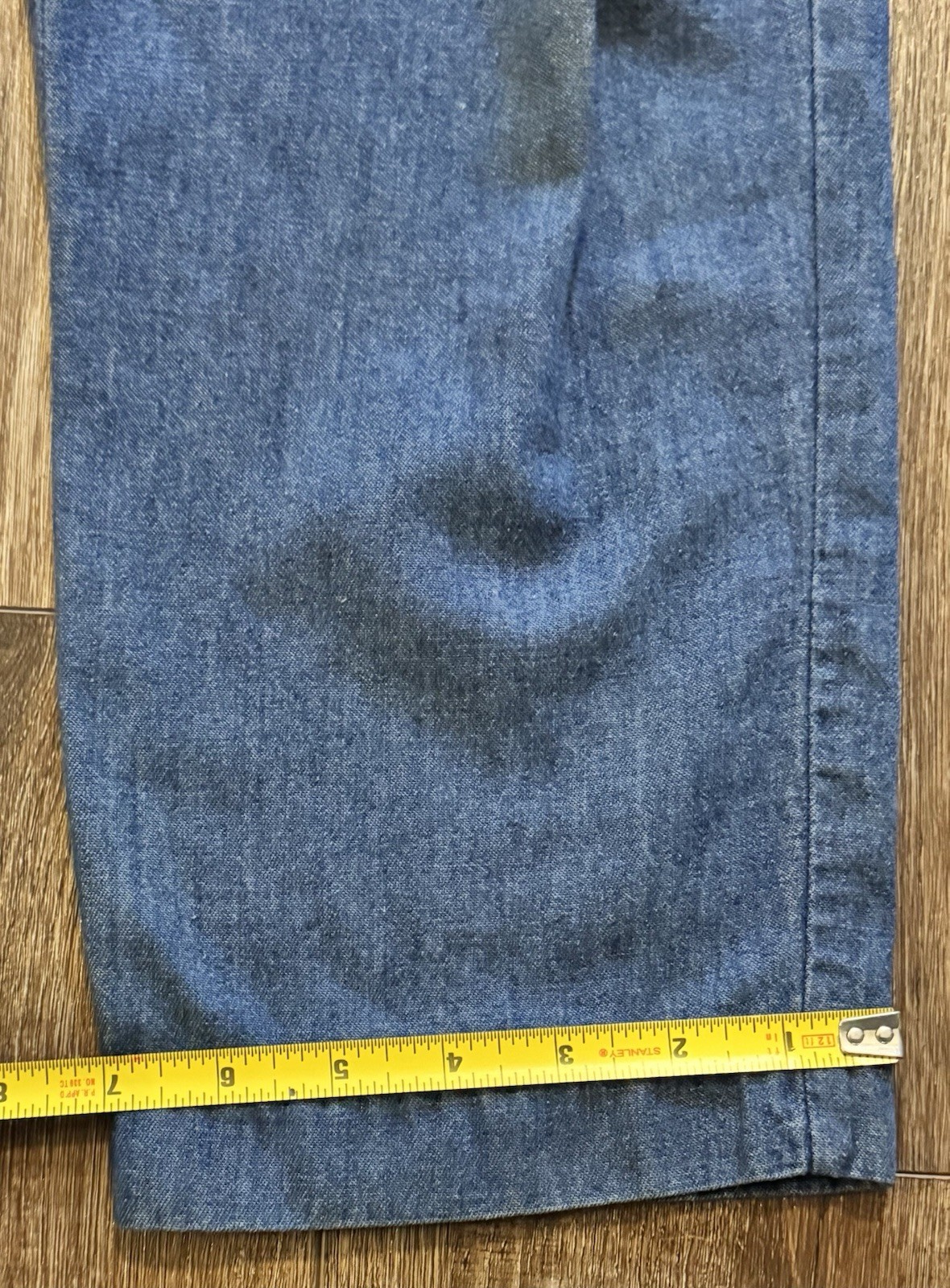 Vintage 1980’s Ideas Denim Jumpsuit Romper Womens Medium Coveralls Made in USA