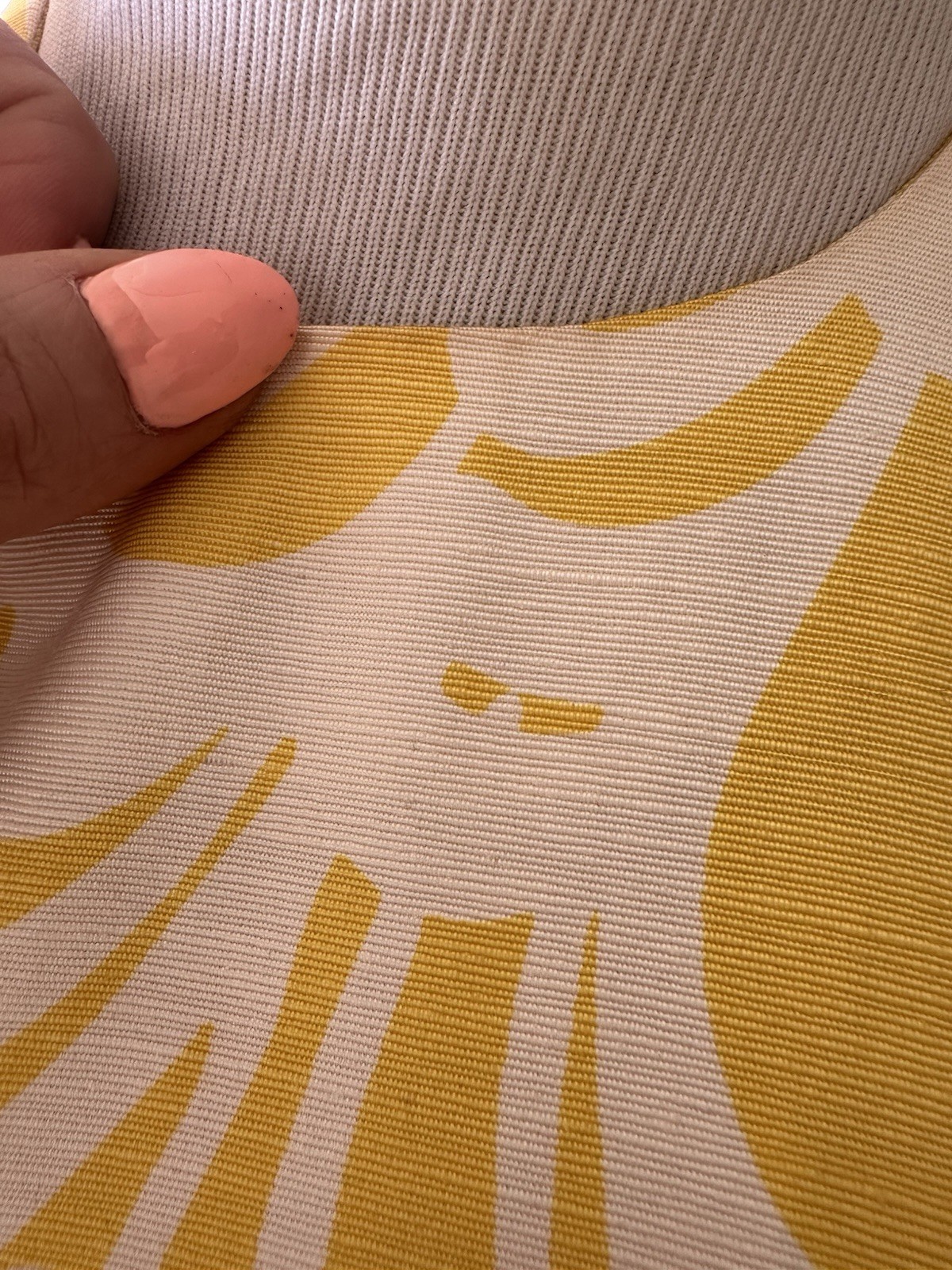 Geoffrey Beene Boutique 1970’s Yellow Maxi Dress Open Bow Back Pockets