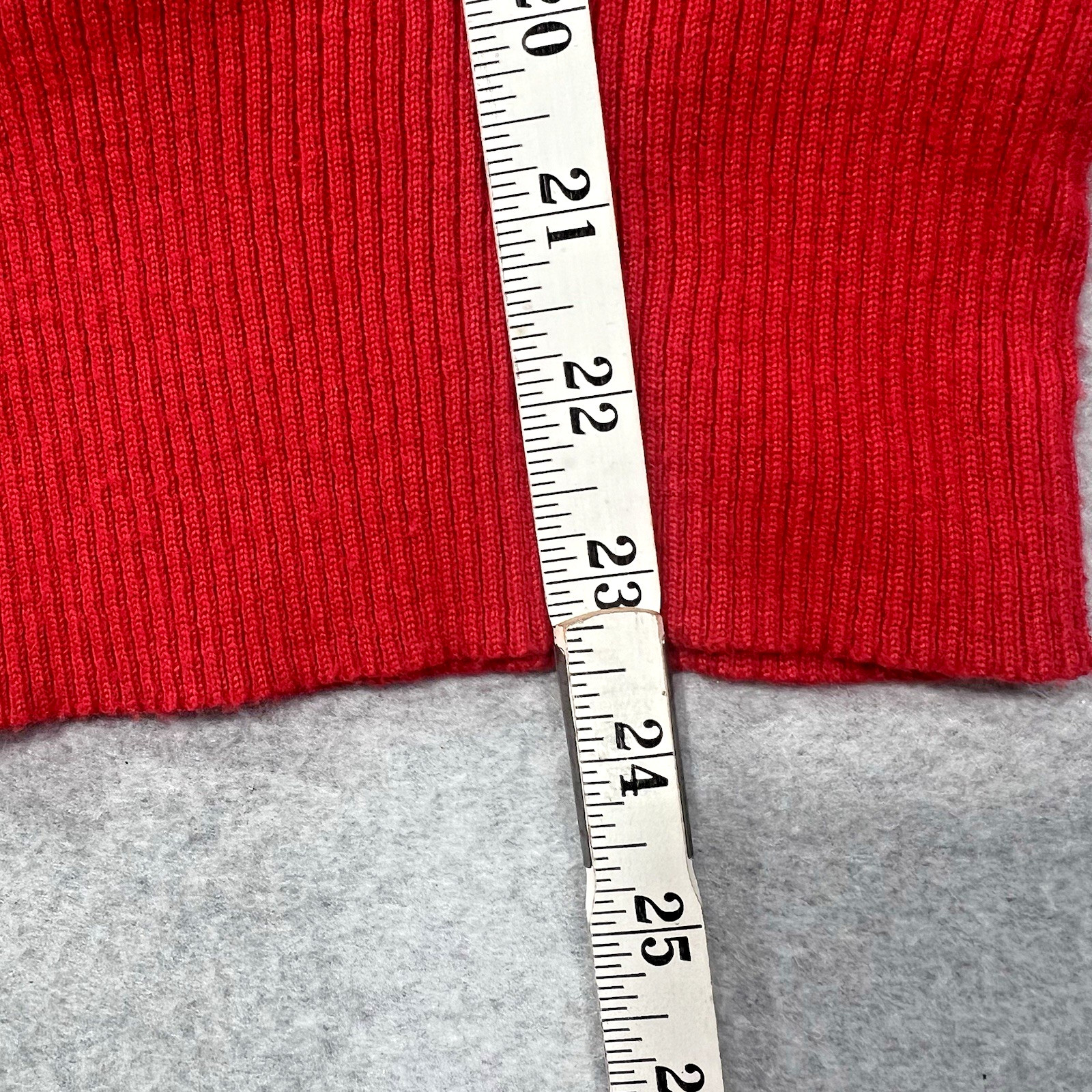 Vintage Balmoral pullover sweater Womens M wool blend dolman Red Gray H Kong 80s