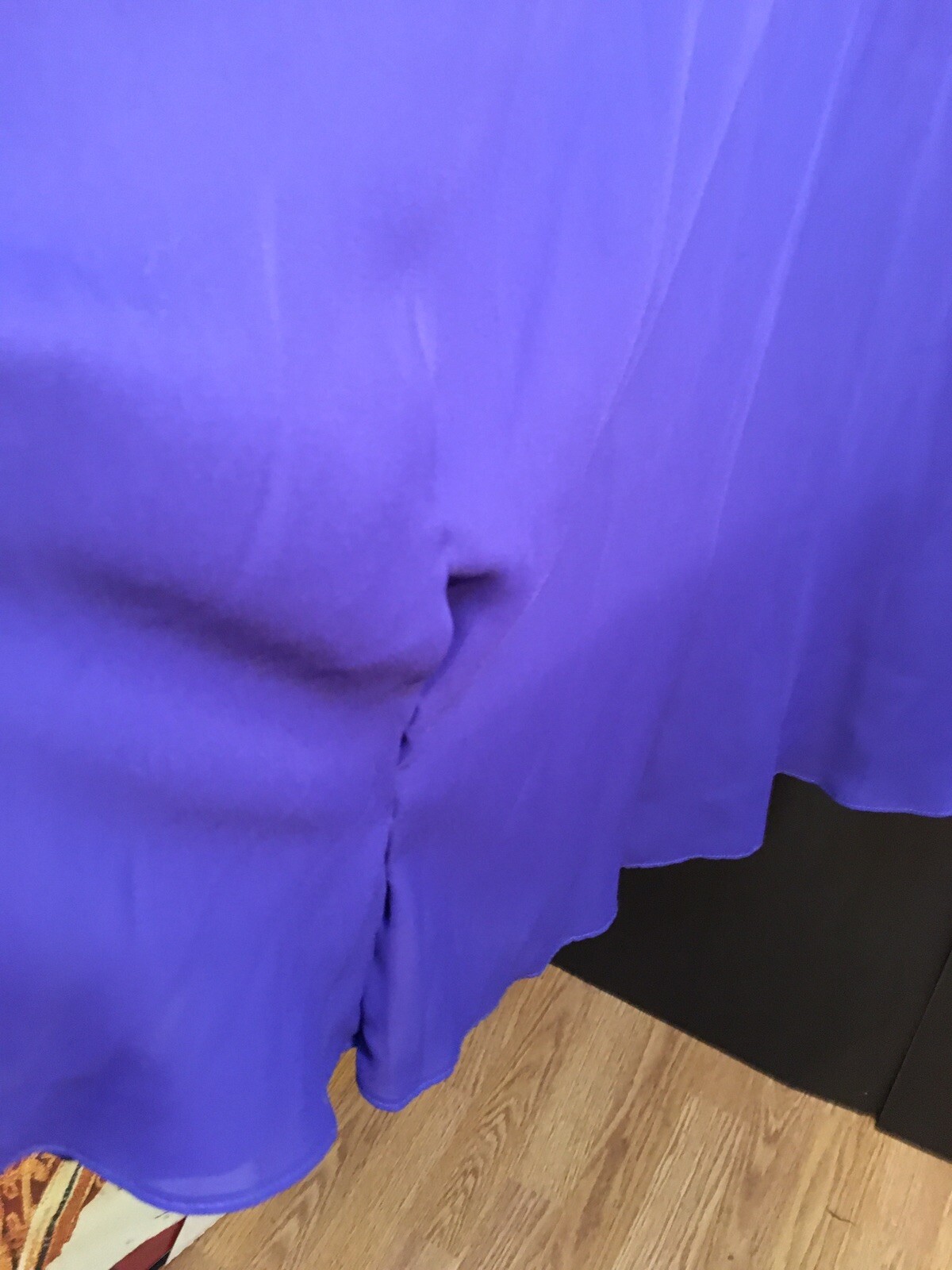 Vintage Stenay Stunning Evening beaded Dress Marine Blue Size 6 With Nice Design