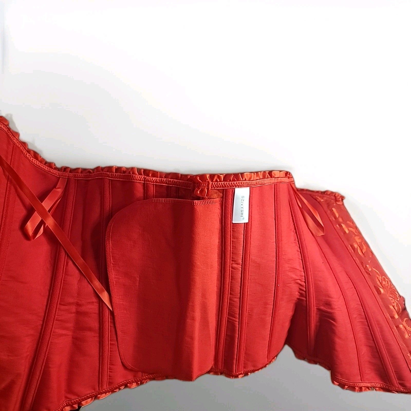 Corset Top Classic Bustier Red Color